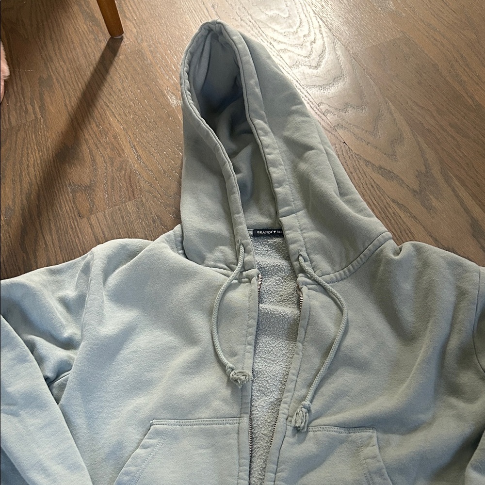 Brandy Melville Light Green Hoodie